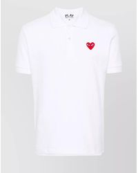 Comme des Garçons - Cotton Logo Polo Shirt - Lyst