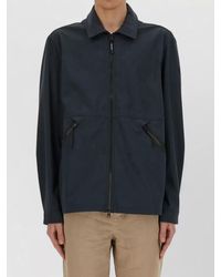 Woolrich - Logo Jacket Long Sleeves Collared Pockets - Lyst