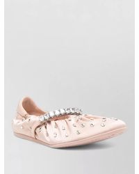 Jimmy Choo - Leather Ballerina Shoes - Lyst