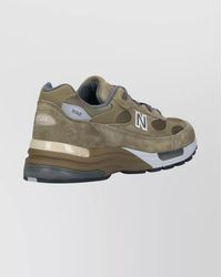 New Balance - Suede Mesh Low-Top Sneakers - Lyst