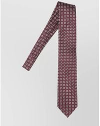ZEGNA - Slim Patterned Ties Pointed Tip - Lyst