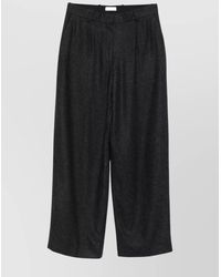 TOTEME - Flannel Wide-Leg Trousers - Lyst