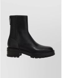 Aquazzura - Ankle Boots With Chunky Heel And Round Toe - Lyst