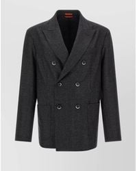Barena - 'Doria' Blazer Double-Breasted Back Vent - Lyst