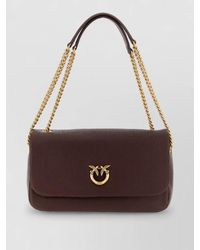 Pinko - Love Birds Crossbody Bag Chain Strap - Lyst