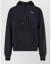 Off-White c/o Virgil Abloh - Cotton Hooded Sweatshirt Graphic Print - Lyst