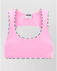 Moschino - Sporty Racerback Top Scoop Neckline Band - Lyst