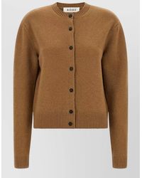 Rohe - Cashmere Blend Crew Neck Cardigan Knit - Lyst