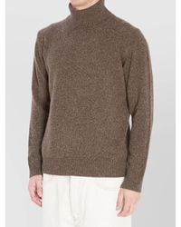 Roberto Collina - Cashmere Merino Wool Ribbed Turtleneck Sweater - Lyst