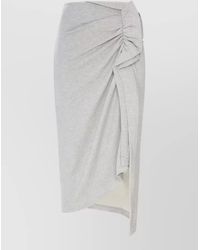Dries Van Noten - High-Rise Midi Skirt - Lyst