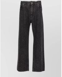 Dolce & Gabbana - Wide Leg Jeans With Front And Back Pockets - Lyst