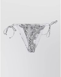 MC2 Saint Barth - Printed High-Rise Bikini Bottoms - Lyst
