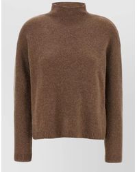 Max Mara - Orlaya Stretch Cashmere Mock Neck Sweater - Lyst