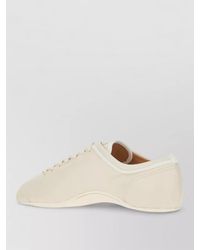 Dries Van Noten - Lace Up Low Top Round Toe Ballerina - Lyst