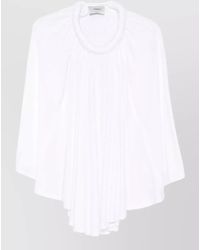 Coperni - Round Neck Sleeveless Top Pleated Design - Lyst