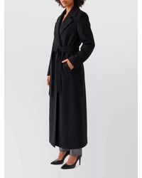 Dolce & Gabbana - Virgin Wool Belted Long Coat - Lyst