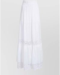 Guess - Cotton Full Skirt - Lyst