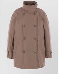 Brunello Cucinelli - Double-Breasted Down Puffer Jacket - Lyst