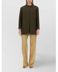 Max Mara - Cotton Fitted Jacket - Lyst