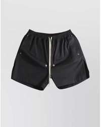 Rick Owens - Relaxed Cotton Poplin Shorts With Practical Pockets - Lyst