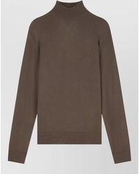 Giorgio Armani - Slim Fit Virgin Wool Knit Sweater - Lyst
