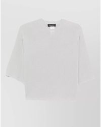 Fabiana Filippi - Relaxed Crew Neck Lightweight Knit Top - Lyst