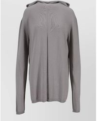 Rick Owens - Virgin Wool Oversized Hoodie - Lyst