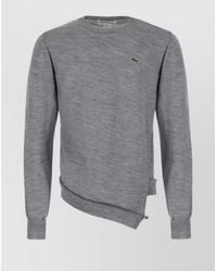 Comme des Garçons - Ribbed Asymmetric Cotton Sweatshirt - Lyst