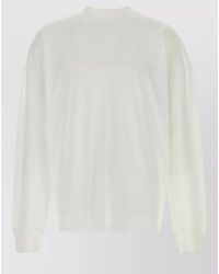 The Row - Dolino Long Sleeve Cotton Crew Neck - Lyst