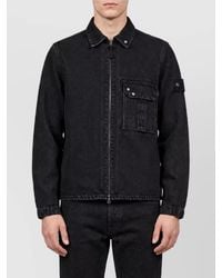 Stone Island - Denim Regular-Fit Shirt Jacket - Lyst