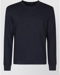 Original Vintage - Linen Cotton Crew Neck Knit Sweatshirt - Lyst