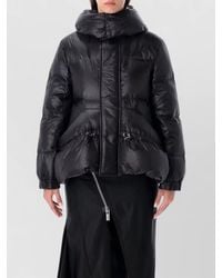 Sacai - Hooded Short Padded Puffer Jacket - Lyst