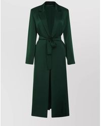 Max Mara - Giselda Long Lapel Collar Belted Coat - Lyst