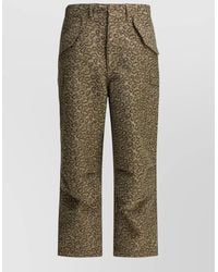 Beams Plus - Cargo Shorts Animal Print Belt Loops - Lyst