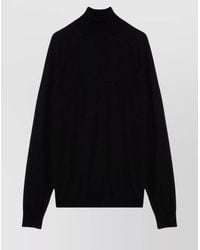 Drumohr - Turtleneck Wool Sweater Long Sleeves - Lyst