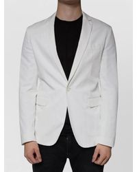 Dondup - Cotton Single Breasted Blazer - Lyst