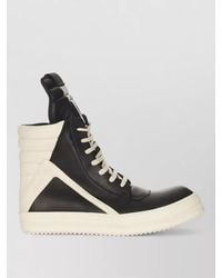 Rick Owens - Geometric High Top Sneakers Contrast Sole - Lyst