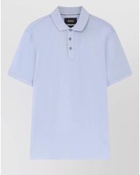 BOSS - Cotton Regular-Fit Short-Sleeve Polo Shirt - Lyst