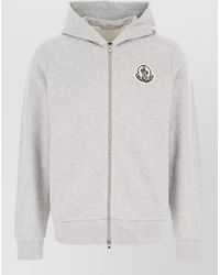 Moncler - Hooded Jacket Ribbed Cuffs Straight Hem - Lyst