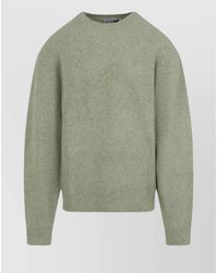 Carhartt - Crew Neck Sweater With Ribbed Cuffs And Hem - Lyst
