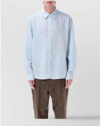 Our Legacy - Shirt Beyond Stripes Curved Hem - Lyst