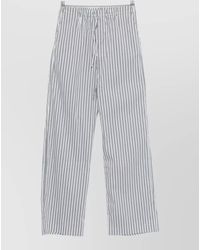 IRO - Striped Wide-Leg Trousers - Lyst