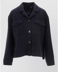Max Mara - Jacket Long Sleeves Flap Pockets Collar - Lyst