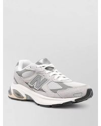 New Balance - Suede Mesh Panelled Low-Top Sneakers - Lyst