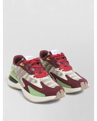 Lanvin - Leather Low-Top Sneakers - Lyst