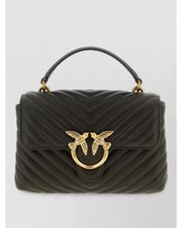 Pinko - Love Bag Puff Mini Leather Quilted Shoulder Bag - Lyst
