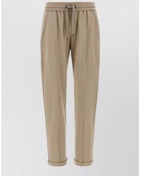 Brunello Cucinelli - Cotton Track Pants - Lyst