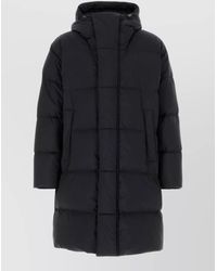 Herno - Nylon Blend Hooded Down Jacket - Lyst