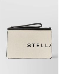 Stella McCartney - Smc Canvas Pouch Clutch Bag - Lyst
