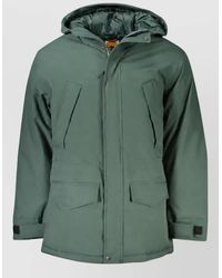 Timberland - Hooded Padded Coat - Lyst